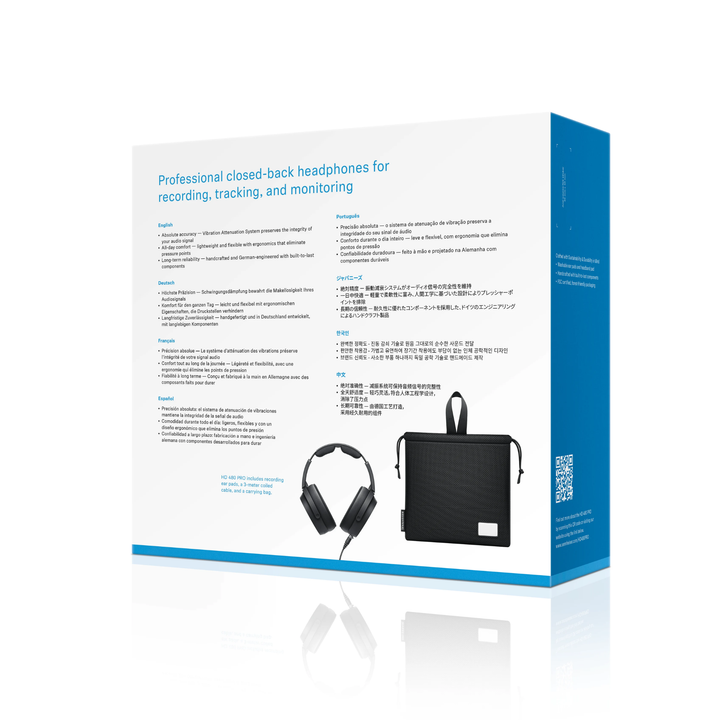 Sennheiser HD 480 PRO Professional Studio Headphones