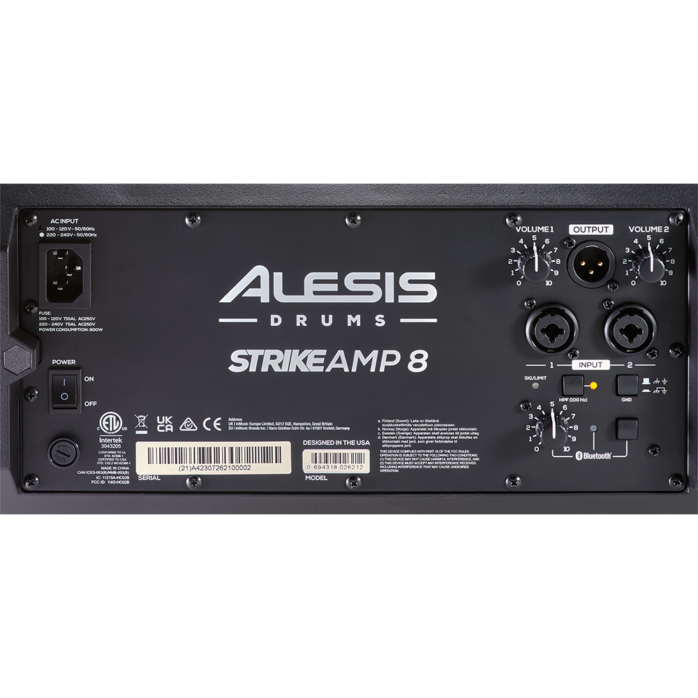 Alesis Strike Amp 8 MK2 8" Drum Amplifier w/ Bluetooth (2000-Watt)