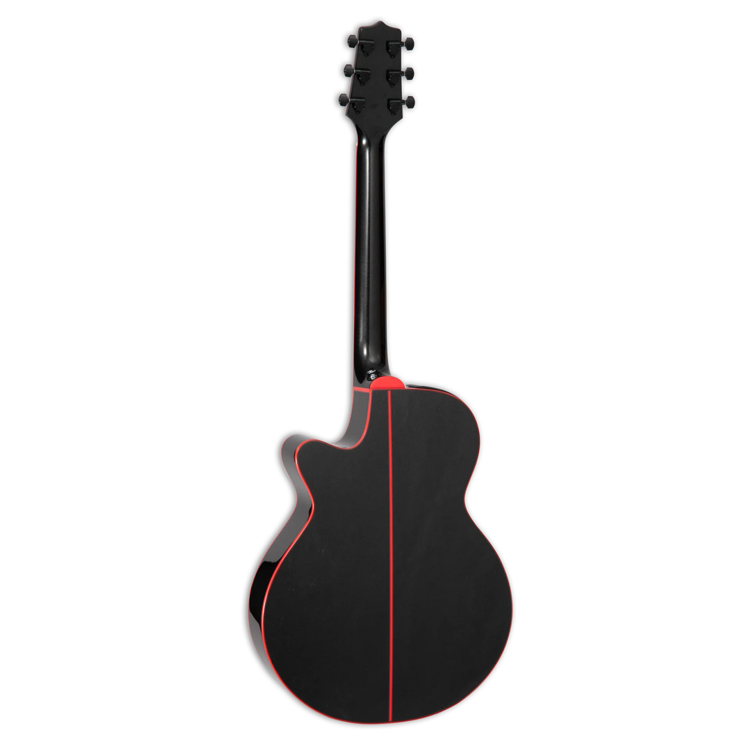Takamine GF49CE-CB Acoustic-Electric Guitar (Cosmic Black)