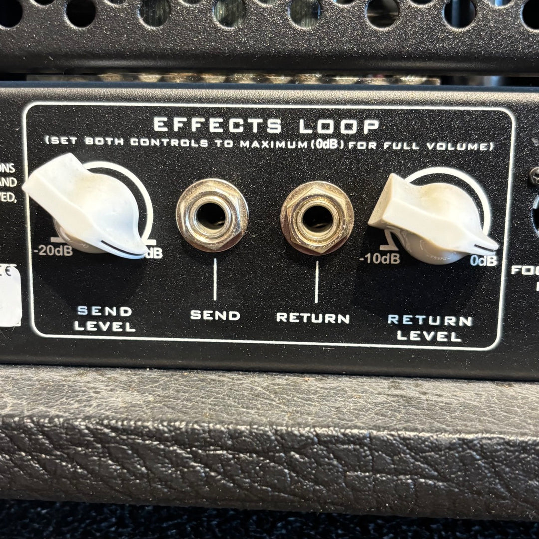 Peavey - USA Butcher 50-100 Watt Head & 90's VTM Butcher 412 w/ Foot Controller & 25' MIDI Cable - USED