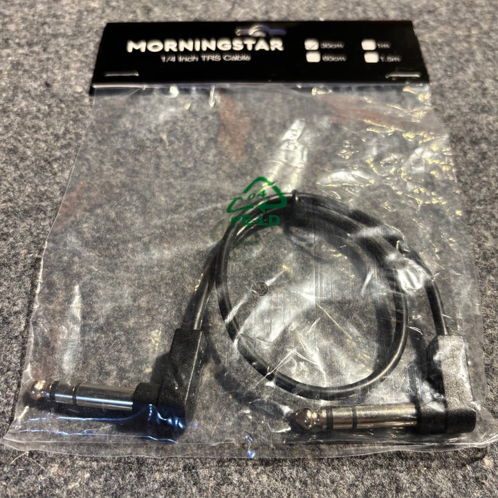 Morningstar 30cm TRS 1/4 Inch (2x90) Patch Cables