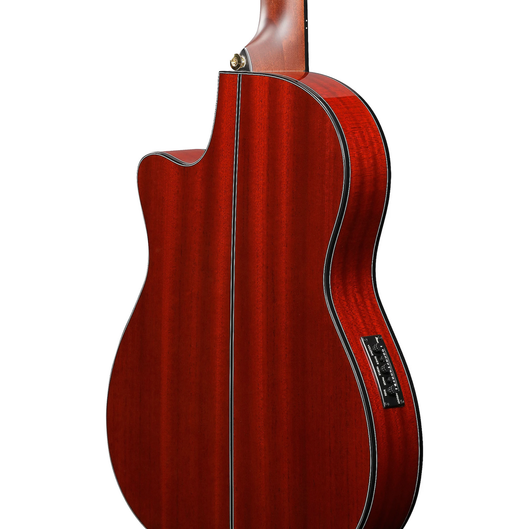 Ibanez GA35TCESRR Thinline Cutaway Classical Acoustic-Electric Sapphire Red High Gloss