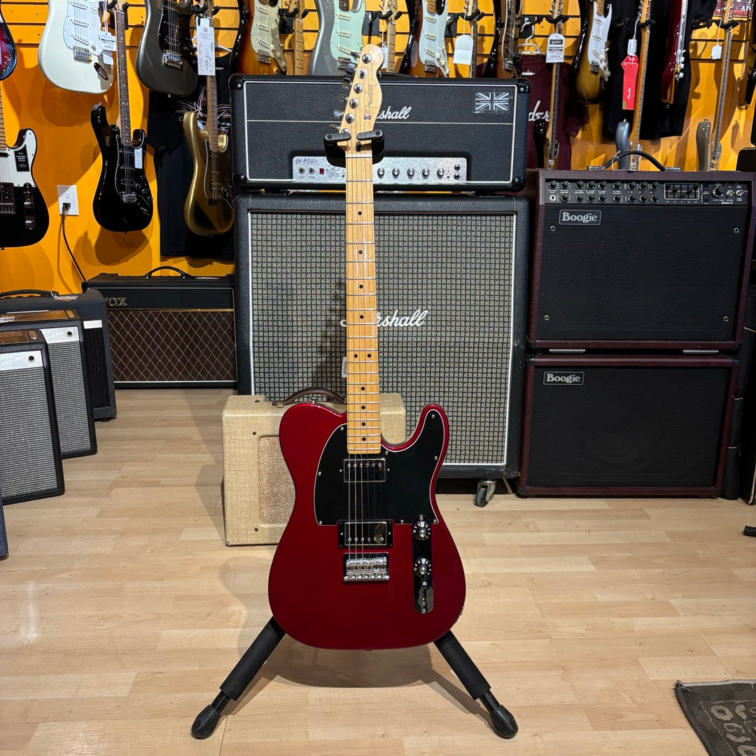 Fender - Blacktop Telecaster (HH C.A. Red / Maple Neck)  w/HD Case - 2011 - USED Electric Guitar