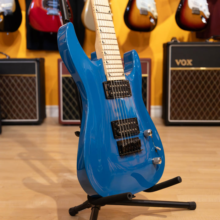 Jackson - FSR Dinky JS-227 (HH) - Bright Blue - Maple  w/Ibanez Pickup Mod - USED
