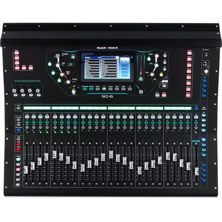 Allen & Heath SQ-6 48-Channel / 36-Bus Digital Mixer with 24+1 Motorized Faders