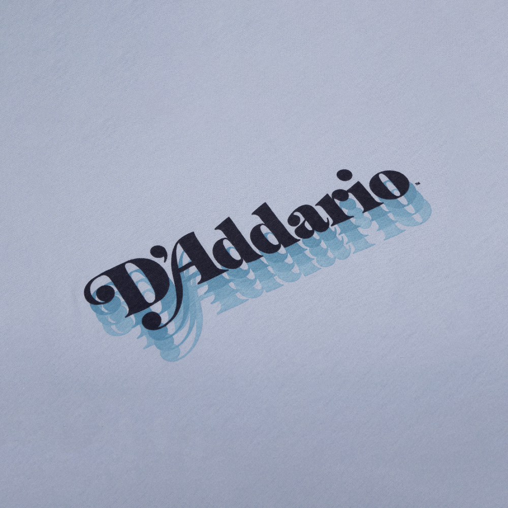 D'Addario ATD230672 D'Addario Tee Heritage- Blue,  MD