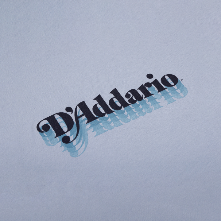 D'Addario ATD230672 D'Addario Tee Heritage- Blue,  MD