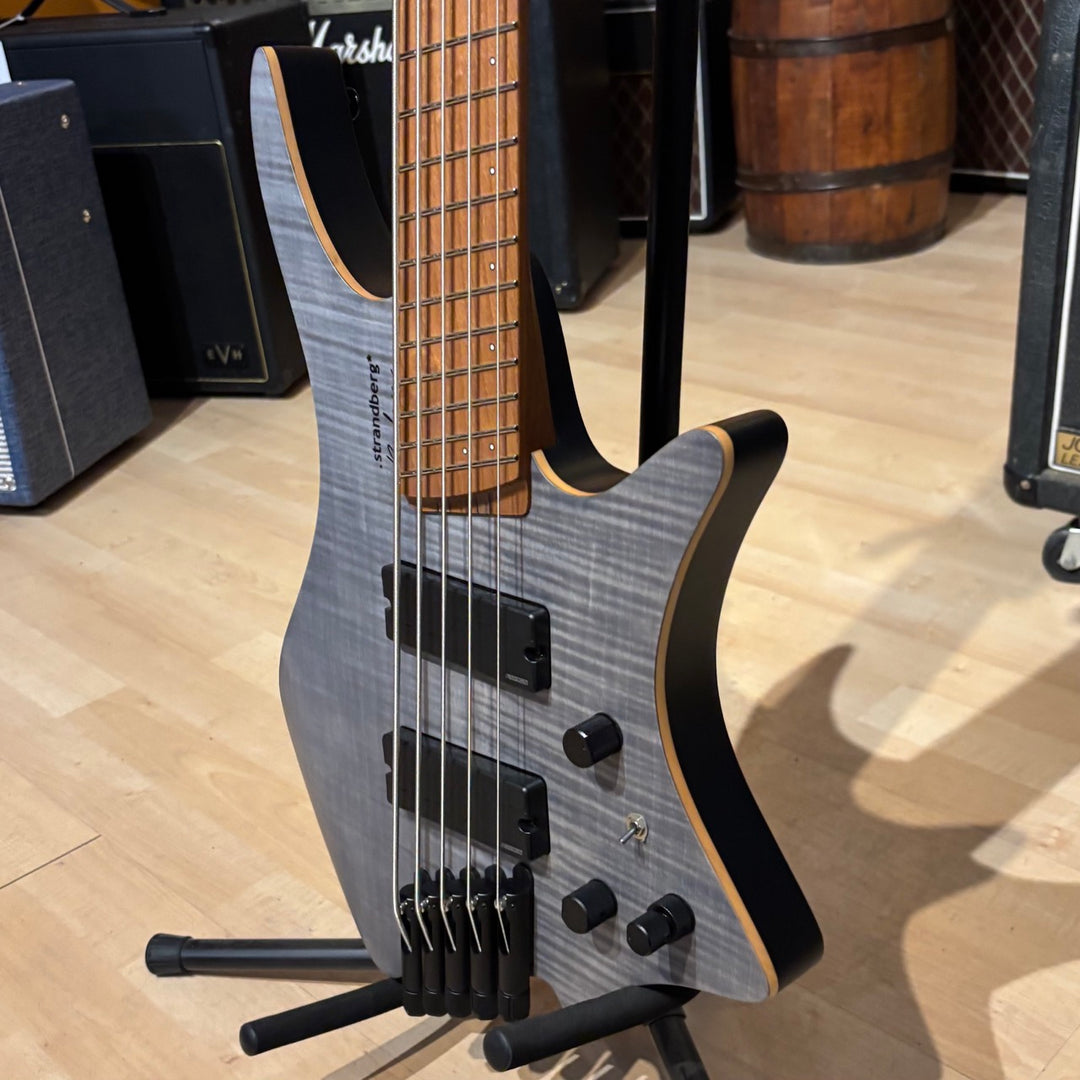 Strandberg BB5CT-23S-M-F-BK Boden Bass standard 5 Bass Guitar - Charcoal (Demo)