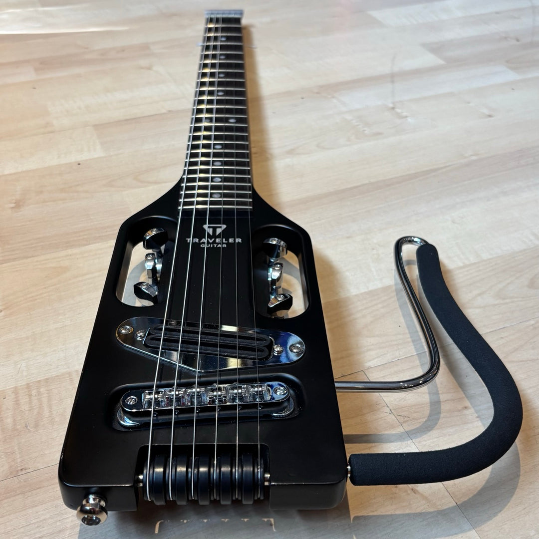 Traveler Guitar - Ultra Light Electric GTR (Black) w/ Gig Bag - USED