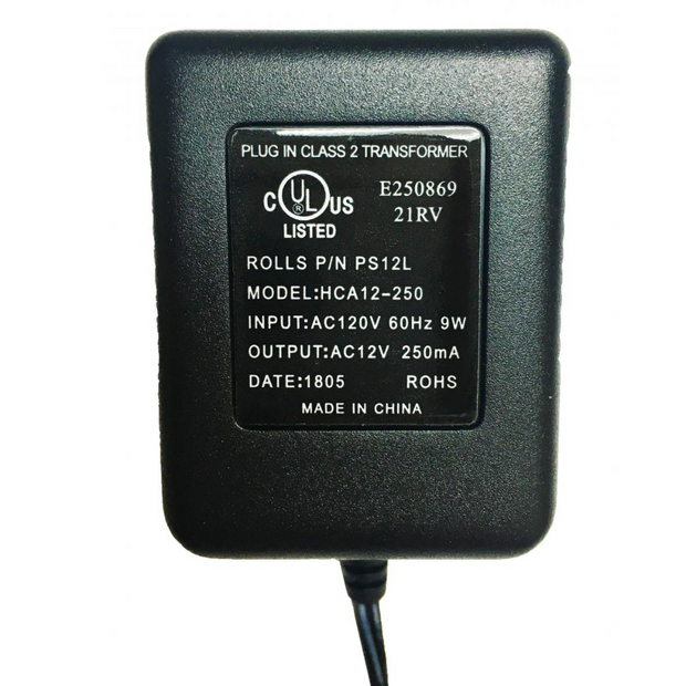 Rolls PS12-L 12 VAC Power Adapter