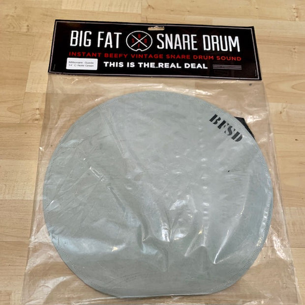 Big Fat Snare Drum SUEDE-CNG-14-The Millionaire Suede ''C-Note Green''