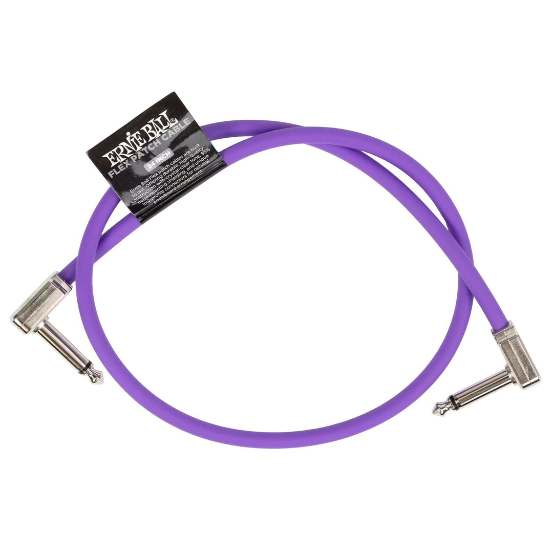 Ernie Ball 6450EB Flex Patch Cable 24" - Purple