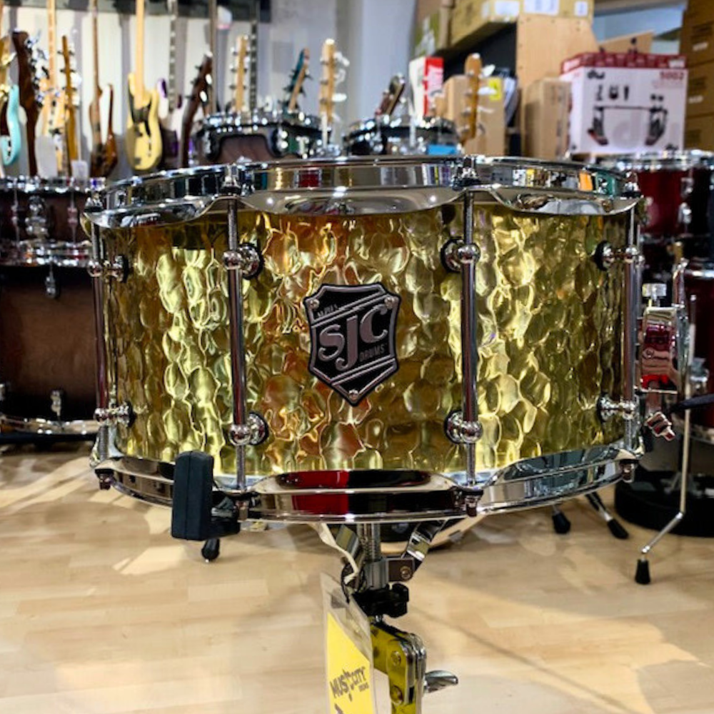 SJC Drums Alpha Brass Metal Snare Drum 6.5x14