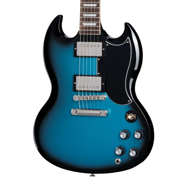 Gibson SG Standard '61 Stopbar w/Hardshell Case - Pelham Blue Burst