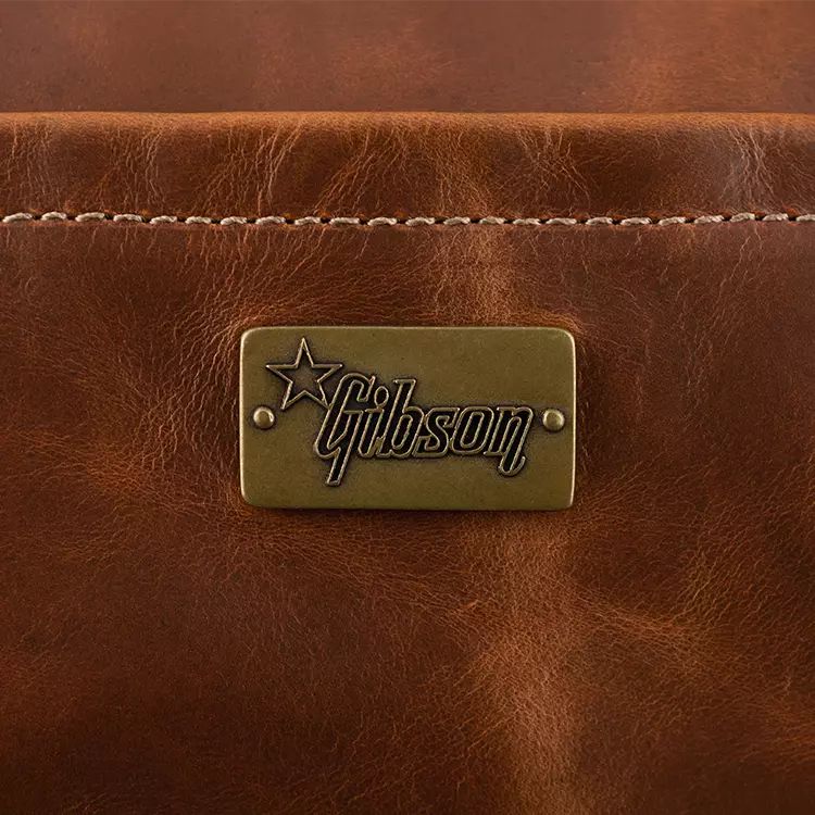 Gibson LIFTON-DFL-BRN Lifton Leather Duffle Bag, Brown