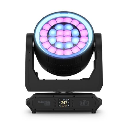 Chauvet Pro MAVERICK-STORM3BEAMWASH2 Full-featured Compact IP65 BeamWash w/ LED outer ring