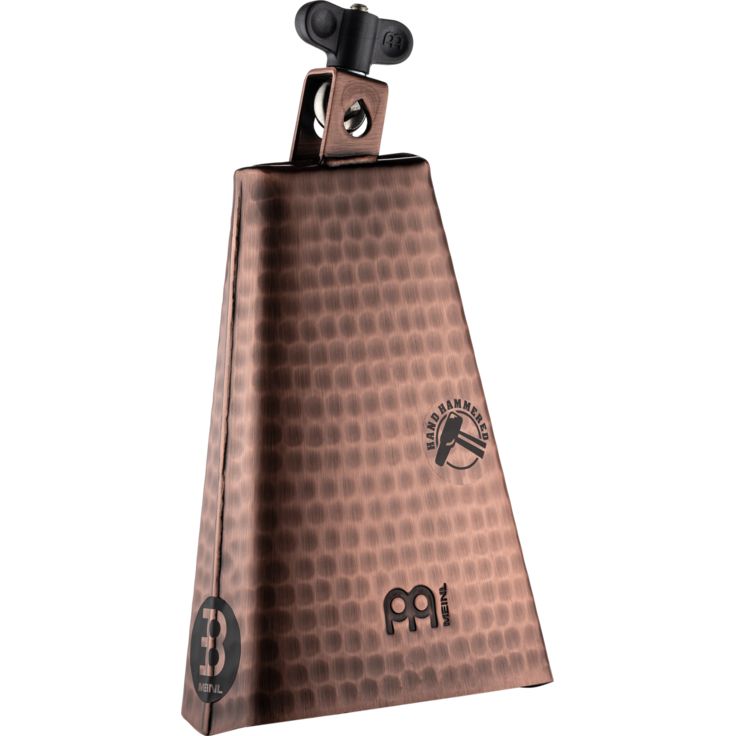 Meinl Percussion 8" Hammered Cowbell Hand brushed copper Timbales Cowbell Big Mouth