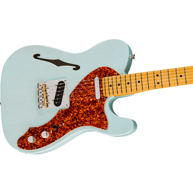 Fender American Professional II Telecaster® Thinline, Maple Fingerboard -  Transparent Daphne Blue