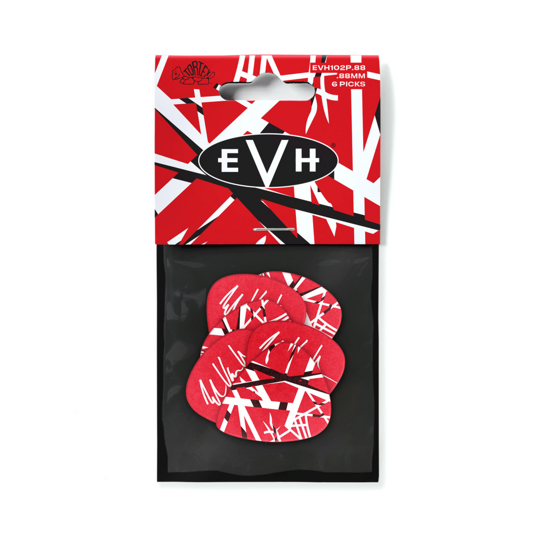 Dunlop EVH102P088 EVH Tortex Frankenstein players pack .88mm (6)