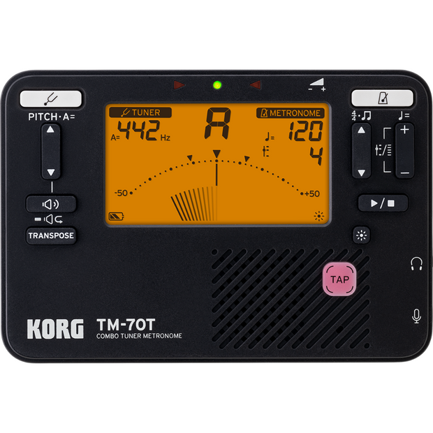 Korg TM70TBK Tuner Metronome - Black