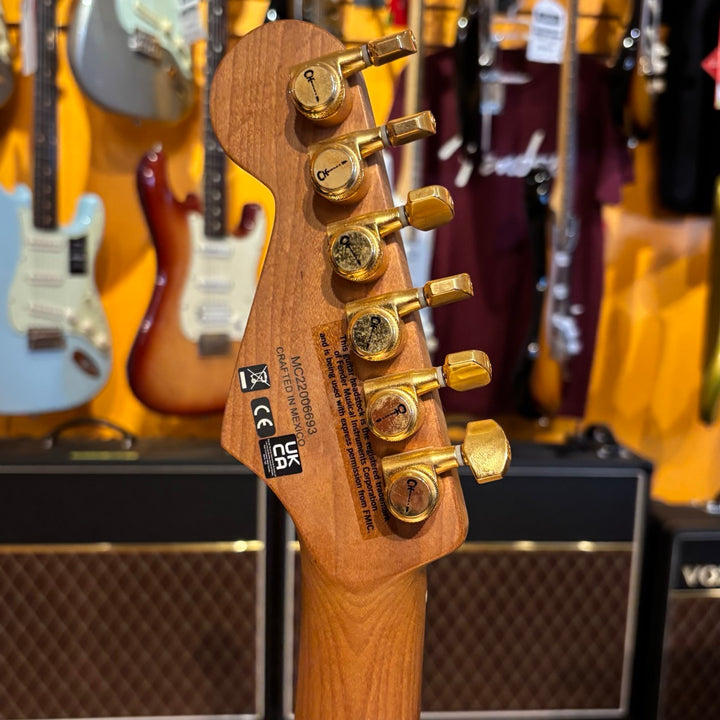 Charvel - Pro Mod DK24 HH Poplar Burl - Trans BLK Burst (2022 - No Case Or Bag) - USED