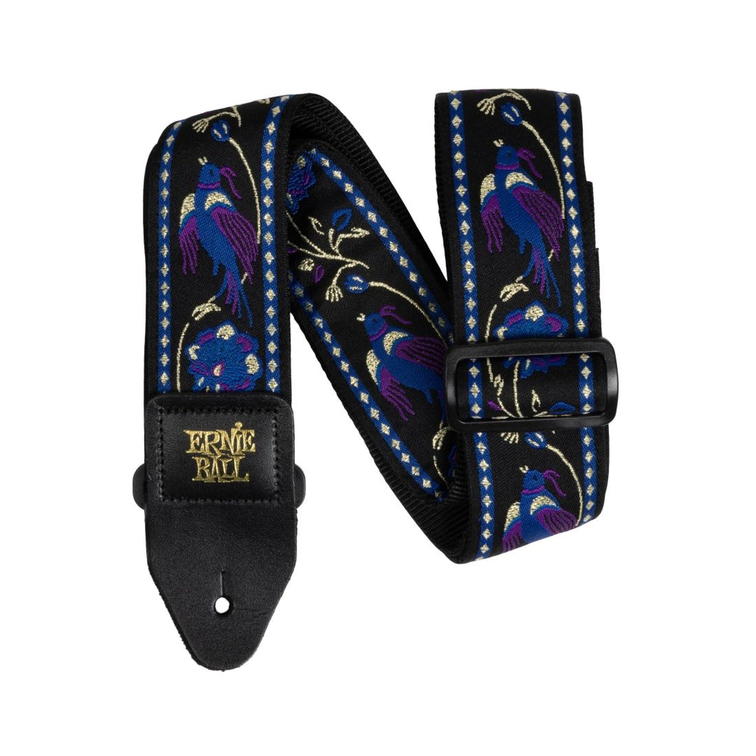 Ernie Ball Classic Jacquard Guitar/Bass Strap - Purple Pleasant Pheasant