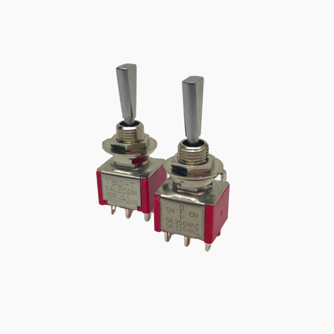 Allparts EP-0082 On-Off-On Mini Switch Chrome