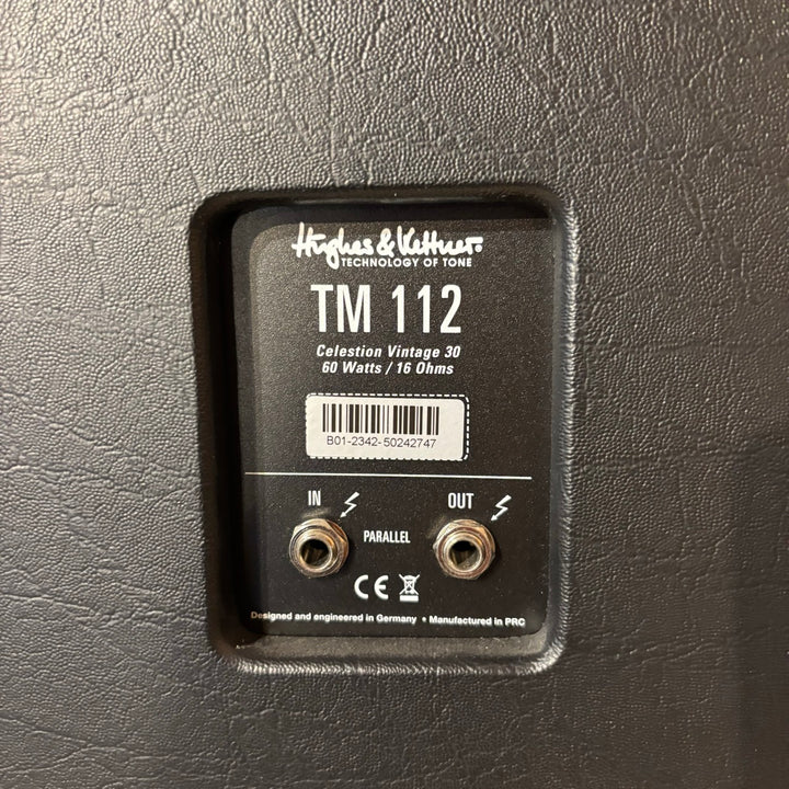 Hughes & Kettner  TM-112 - 8 Ohm - 1x12 Guitar Cabinet w/ Celestion V30 - USED