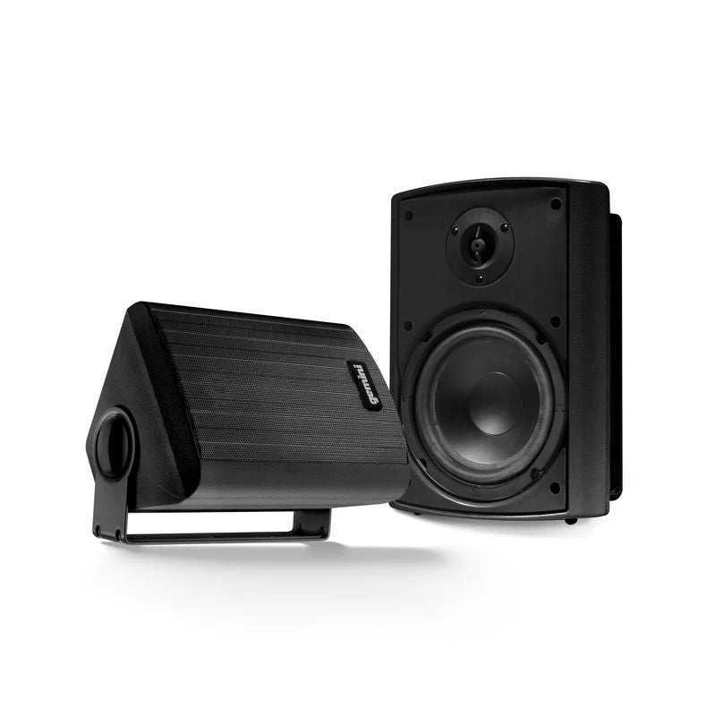 Gemini GHSI-W400BT-PR-BLK Pair of 4" Waterproof Mountable Outdoor Bluetooth Speakers