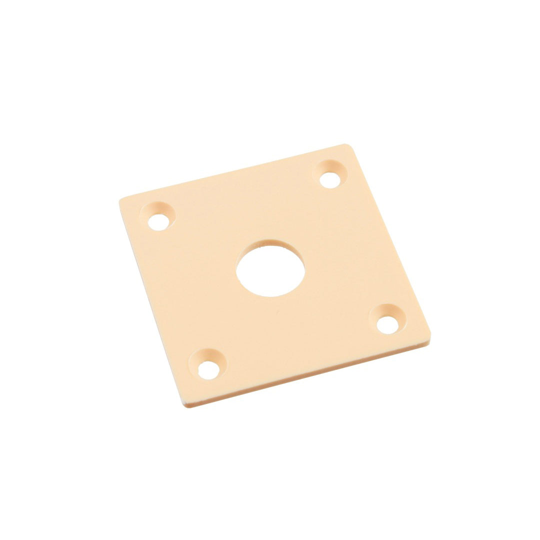 Allparts AP-0635 Vintage-style Square Jackplate for Les Paul® Cream