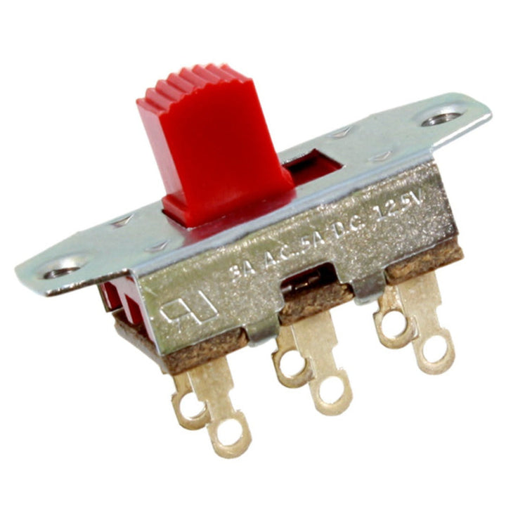 Allparts EP-0260-B26 Red On-On Slide Switch - 15 Piece Bulk Pack