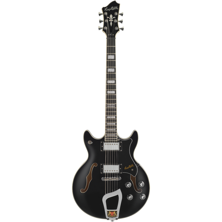 Hagstrom Alv-blk Alvar Electric Guitar - Black Gloss