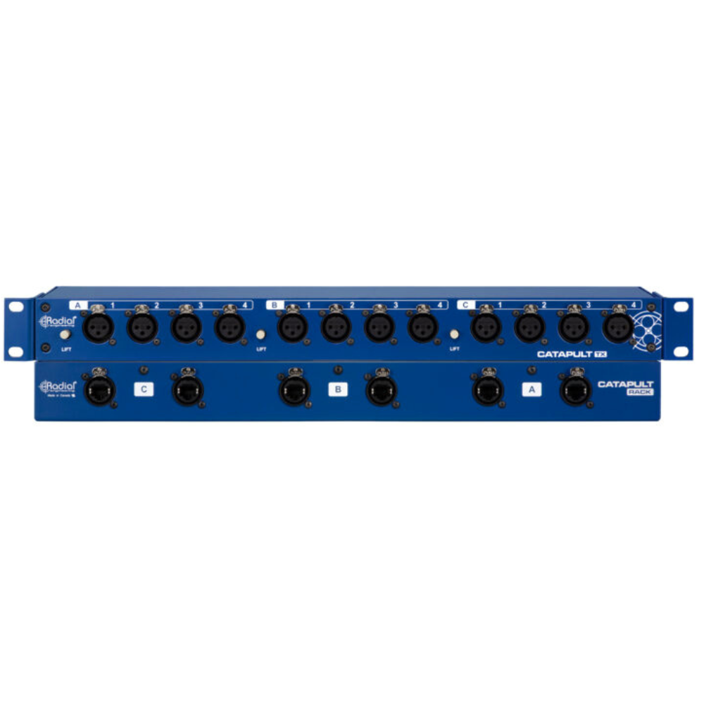 Radial R800 8039 00 Catapult Rack TX Cat 5 Analog Audio Snake Transmitter