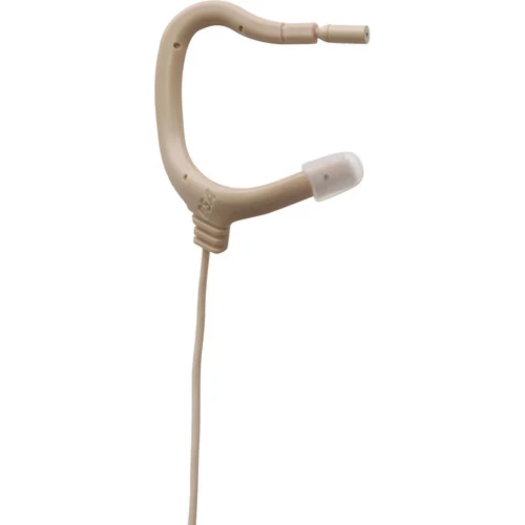 Point Source Audio EO-8WL-XTX-BE Embrace Omnidirectional Earmount Lavalier Microphone With TA4F X-Connector For Telex Wireless Transmitters (Beige)