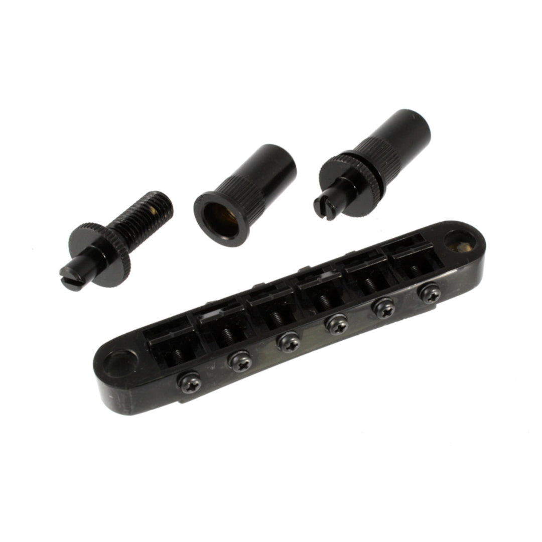 Allparts GB-0525 Gotoh Tunematic Bridge with Large Holes Black