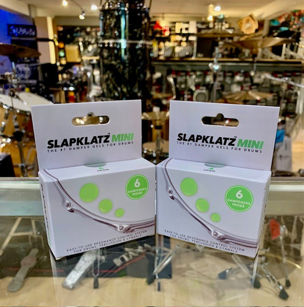 SLAP-MI-AG- SlapKlatz # 1 Dampener Gel for Drums/ Alien Green  Mini Series 6 Pieces