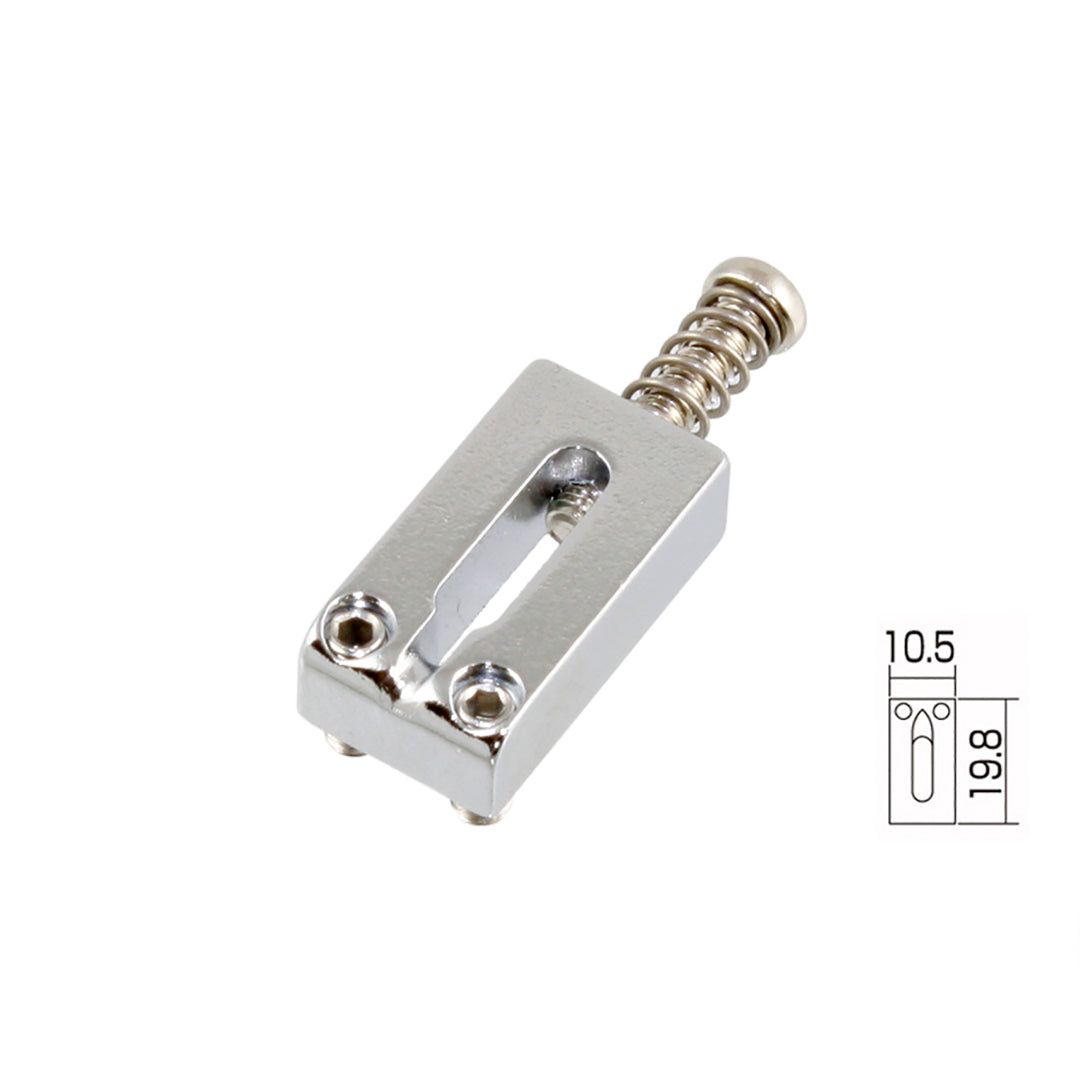 Allparts BP-0127 Rectangular Bridge Saddles for Stratocaster® Chrome
