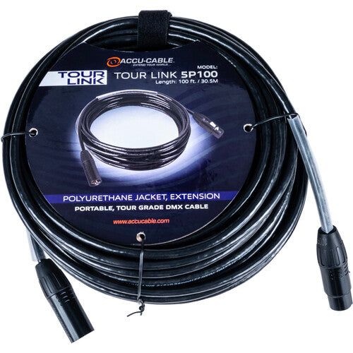 ADJ TOUR-LINK-5P100 5-Pin Tour Link DMX Cable - 100ft