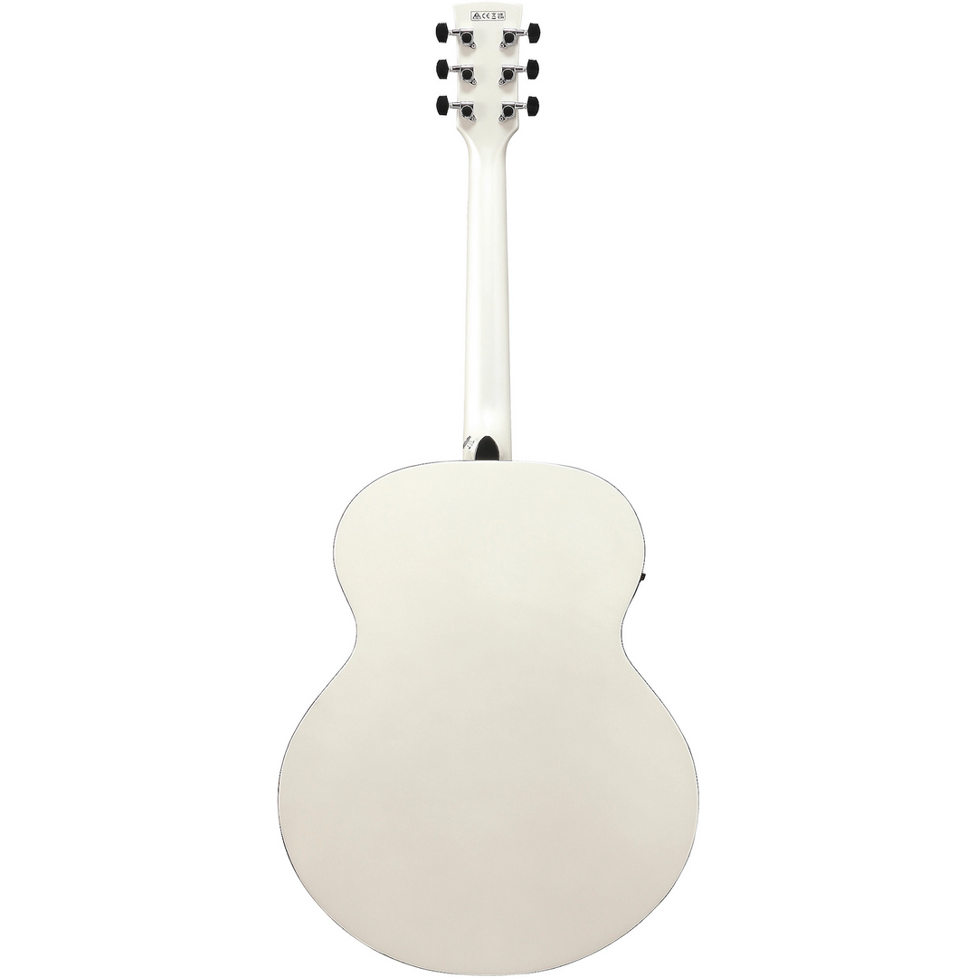 Ibanez AJ70M2EPW Jumbo Acoustic-Electric Guitar Pearl White High Gloss