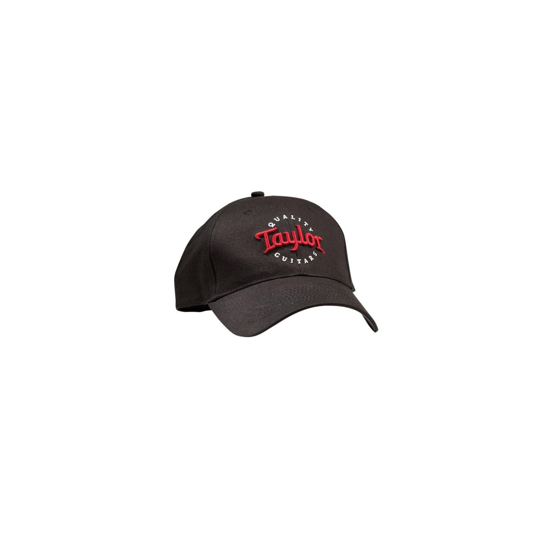 Taylor Black Cap,Red/Wht Emb-One Size