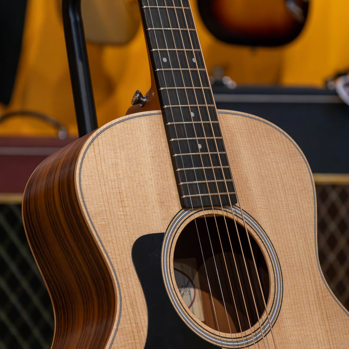 Taylor Guitars GS Mini Rosewood LH, Travel & Small-Body Guitars, West African Crelicam Ebony Fretboard,  ES-B Electronics with Gig Bag - Left Handed