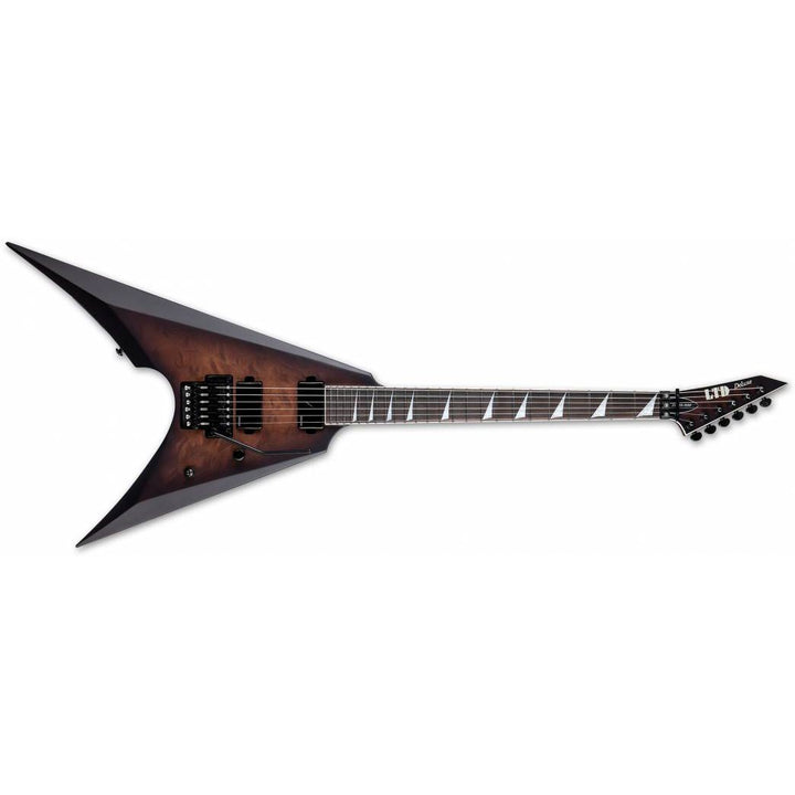 ESP LTD Arrow-1000 (Dark Brown Sunburst Satin) LARROW1000QMDBSBS