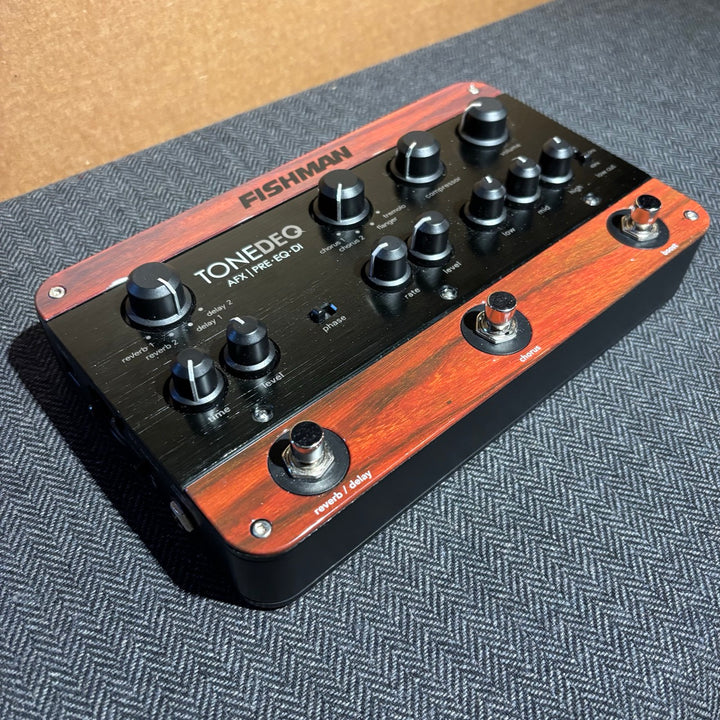 Fishman - TONEDEQ AFX PRE-EQ-DI For Acoustic Instruments w/ Box & User Guide - USED