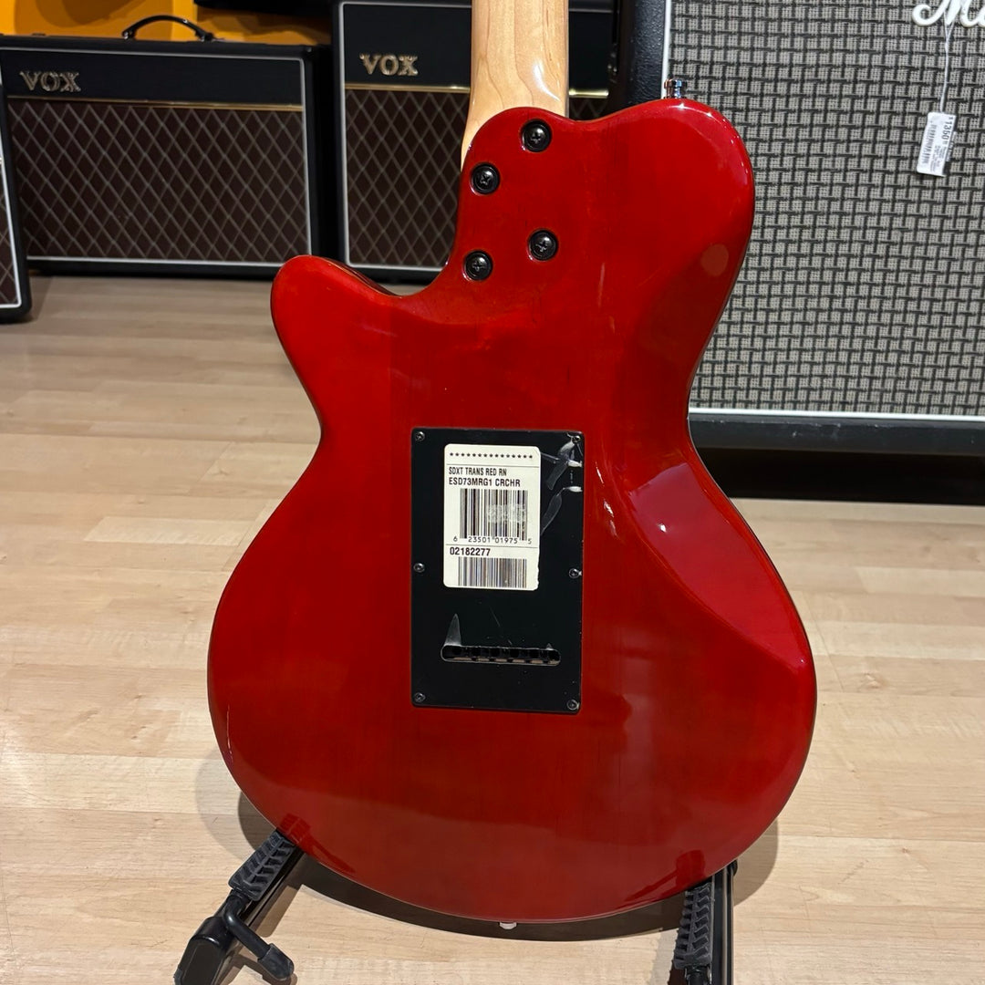 Godin - SD-XT HSH Trans Cherry Electric w/ Ibanez HH P-ups Godin MID P-up (No Case Or Bag-2004) - USED