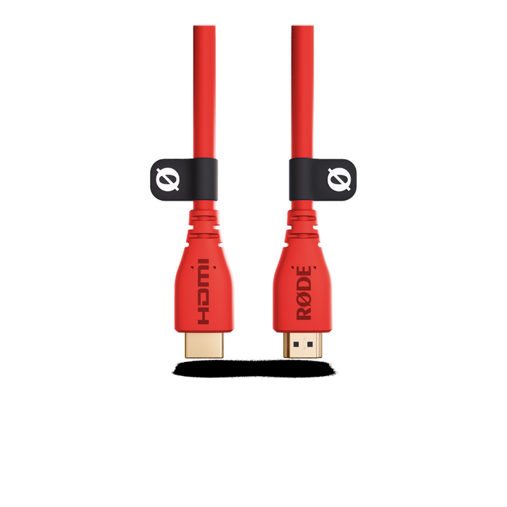 Rode HDMICABLE1.5M-R 1.5M - 2.0 HDMI Cable, (dia 6mm) - Red