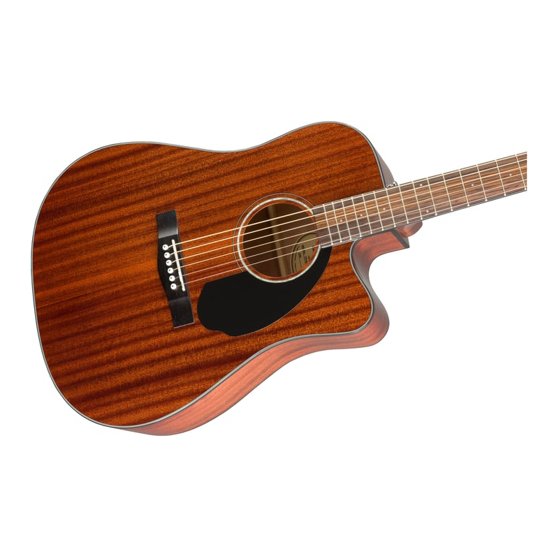 Fender CD-60SCE 6-String Dreadnought, All-Mahogany Acoustic Guitar (Natural)