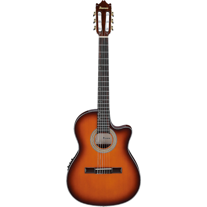 Ibanez GA35TCEVLS Thinline Cutaway Classical Acoustic-Electric Violin Sunburst High Gloss