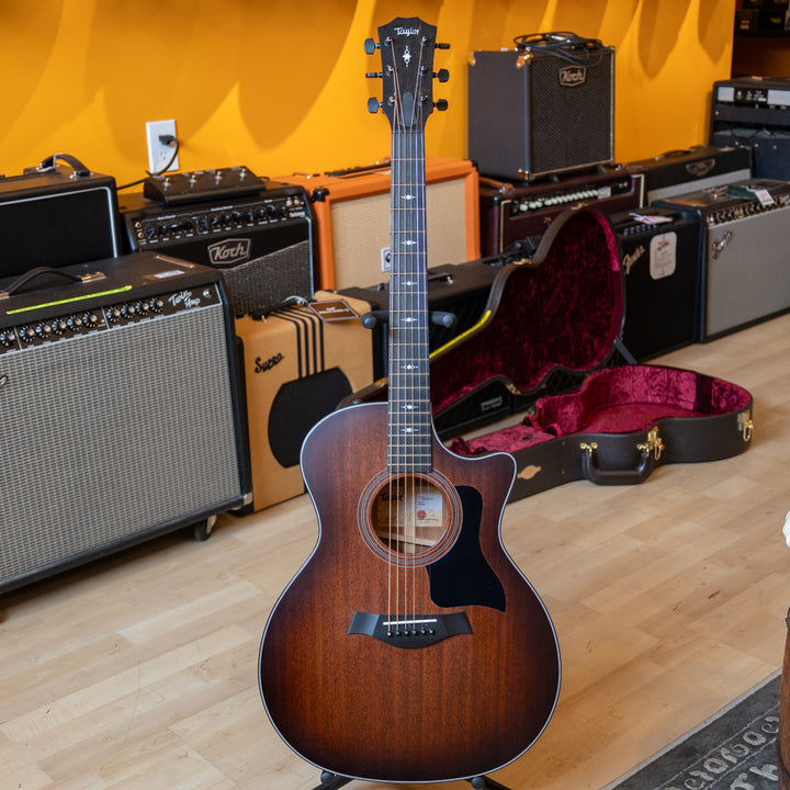 Taylor - 324ce - Mahogany Ash AC Electric w/ OHSC - 2018 - Used