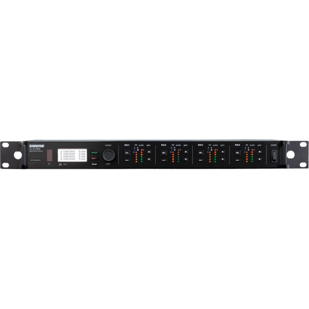 Shure ULXD4Q Quad-Channel Digital Wireless Receiver (G57: 470 to 608 MHz)
