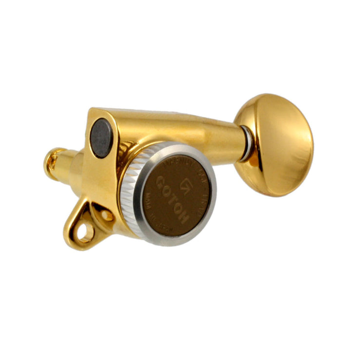 Allparts TK-0768 Gotoh SG381-MGT Locking Mini 6-in-line Keys Gold